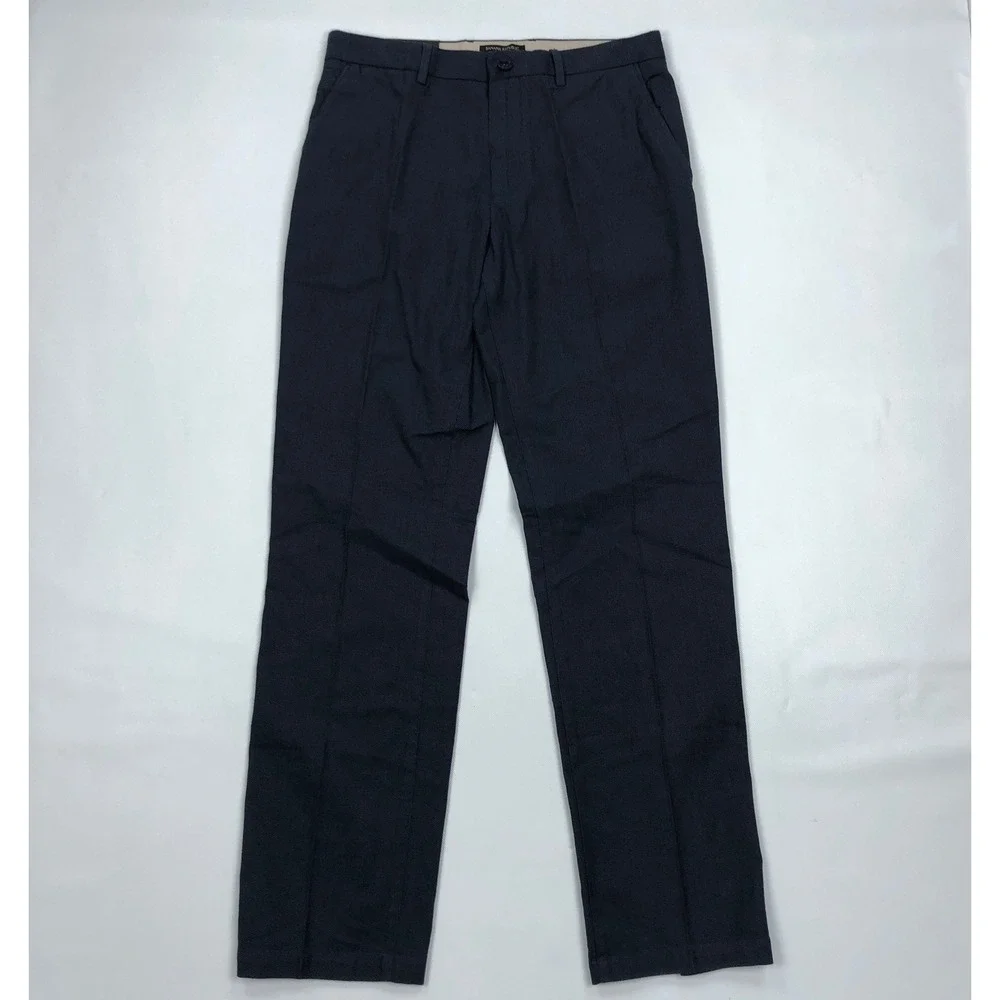 Banana Republic Classic Fit Textured Chino Pants Navy Blue 32x34 Mens Cotton